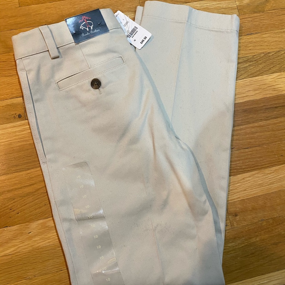 Boys Flat Front Chinos - Picture 1 of 4